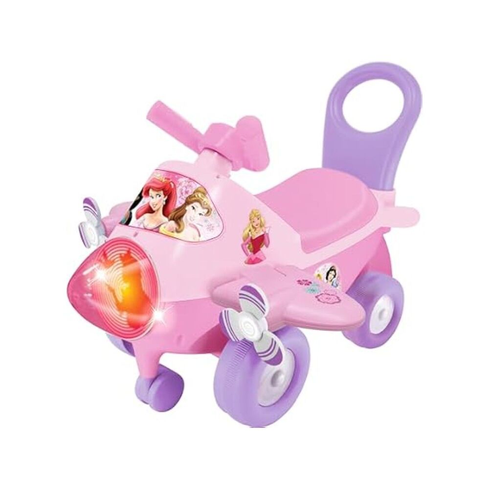Disney Princess Animated Lights Activity Plane Ride On by Kiddieland